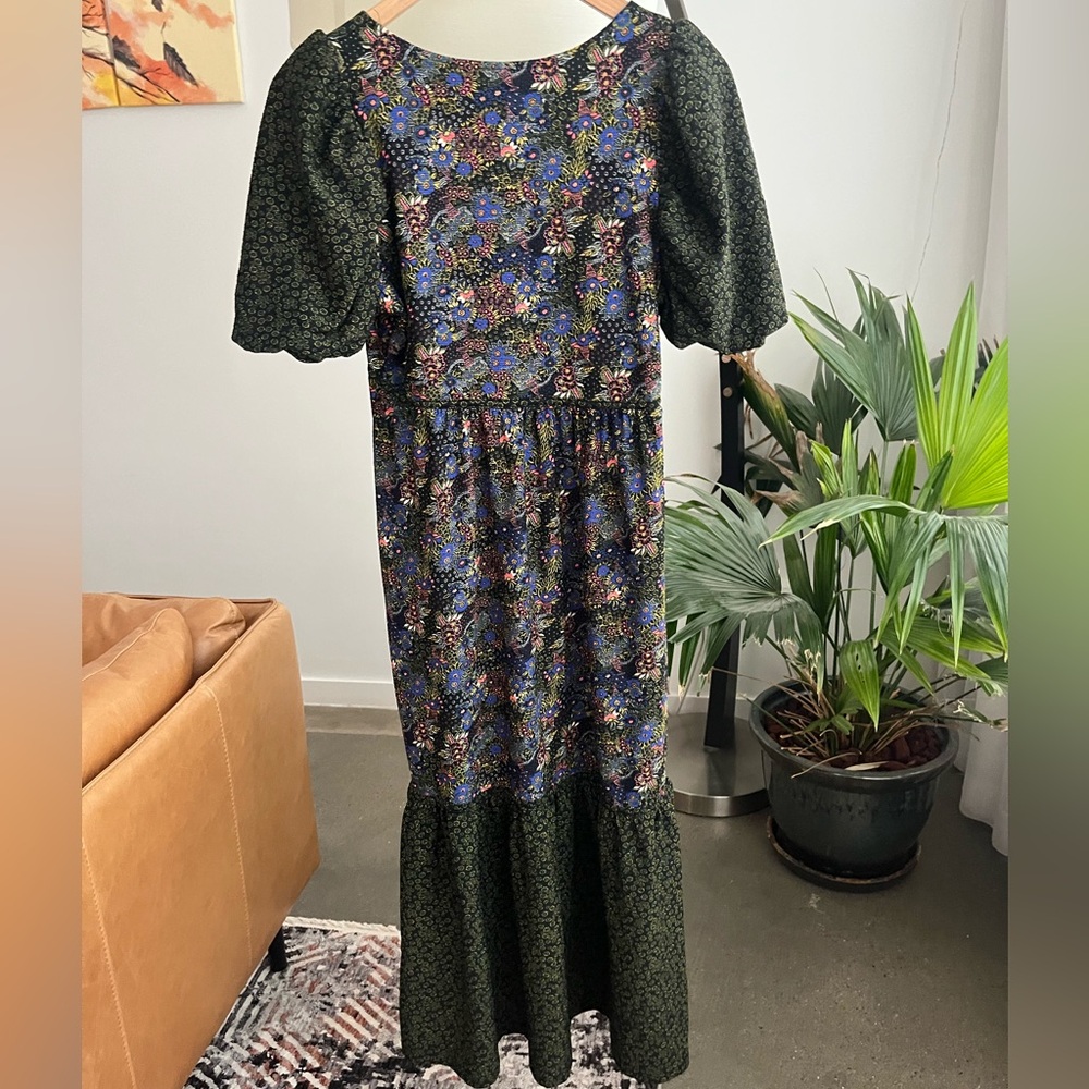 Celia Birtwell For Next Floral Print Puff Sleeve Dress - Picture 7 of 7